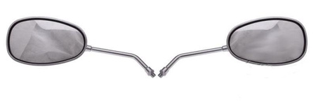 Lusterka do motocykla skutera M10 srebrne