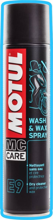 Motul e9 wash wax spray 400ml (czyszczenie i ochrona lakieru)
