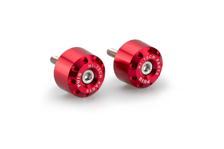 Ciężarki / końcówki kierownicy krótkie puig do ducati monster 937 21-22 czerwone