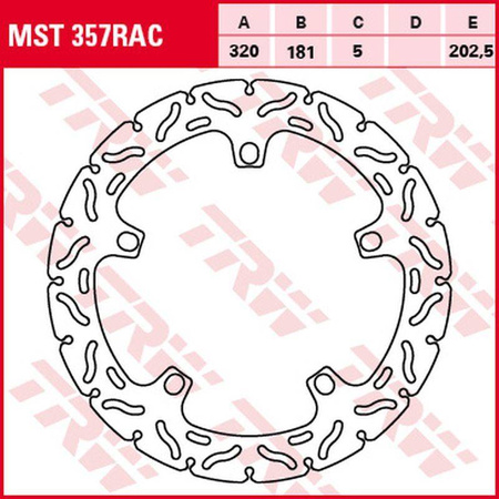 Tarcza hamulcowa przód bmw s 1000r '09-, s 1000rr '09-'18, s 1000xr '15-'19, r 1100s '01-'05, r 1150r/rs/rt '00-'06, k 1200gt/lt/rs '99-'09,