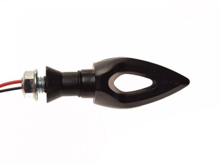 Kierunkowskaz czarny strzałka z diodami led para