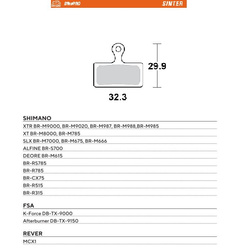 Moto-master bike pro klocki hamulcowe rowerowe sinter metaliczne