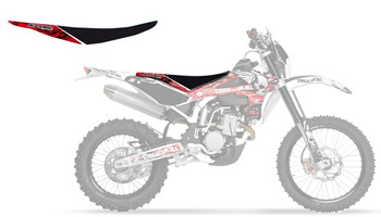 Pokrowiec/poszycie na siedzenie husqvarna te/tc '08-'10, cr/wr 125 '09-'13 kolor czarny/czerwony