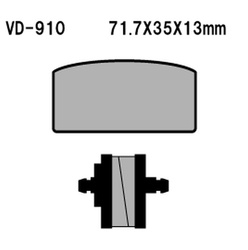 KLOCKI HAMULCOWE KH22 BMW R60/75/80/90/100 (MADE IN JAPAN)