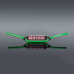 Kierownica 7/8 cala (22mm) mx handlebar green rc padded kolor zielony z gąbką