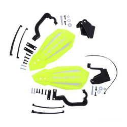 WYPRZEDAŻ OSŁONY RĄK (HANDBARY) MODEL BULLIT Z UNIWERSALNYM ZESTAWEM MONTAŻOWYM 22/28 YAMAHA YZ/Y'08-21' KOLOR ŻÓŁTY FLUO