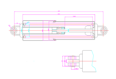 Amortyzatory Tylne Power Force Junak M10 M07 350 Ccm Komplet 2szt