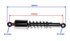 Amortyzator tylny motorower 139Fmb Neken Shaft