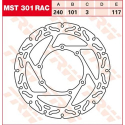 Tarcza hamulcowa przód honda cr 125 / 250 95-07, crf 250 / 450 r / x 04-14 (promocja)