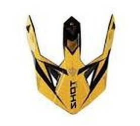 Daszek do kasku Shot Lite Core czarny/żółty połysk