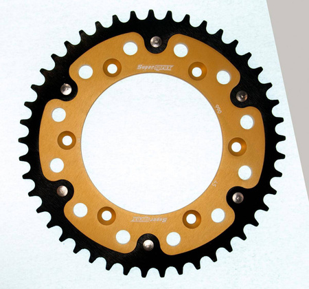 Zębatka tylna 899 45 stealth (stalowo-aluminiowa) ktm sx/exc (jtr897.45) kolor złoty
