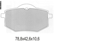 Klocki hamulcowe kh136 półmetaliczne (oferta specjalna) wycofane z oferty