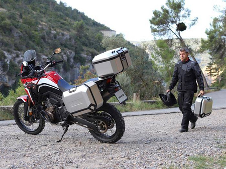 Kufer Shad Terra boczny TR36 aluminium lewy 36 l