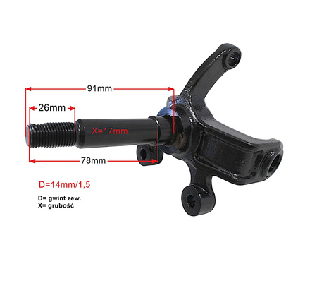 Zwrotnica Lewa Power Force Bashan