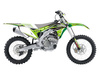 Komplet naklejek (oklein) kawasaki kxf 250 '17-'20 dream 4 kolor zielony/czarny