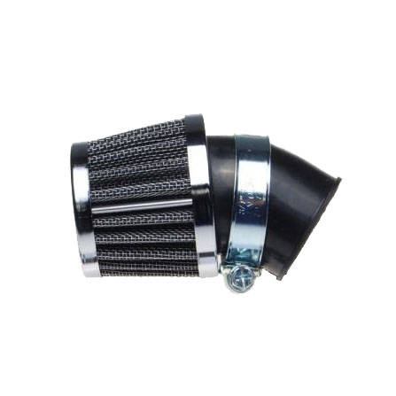Filtr powietrza 32 mm stożkowy chrom Kąt 45 Stopni