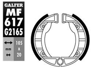 Szczęki hamulcowe przód 2022/09 piaggio vespino 50 '80-, zip 50 '92,