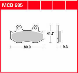 Klocki hamulcowe kh411 organic honda ch 125 spacy 94-99, ps 125 07-13, ps 150 06-10, przód (promocja)