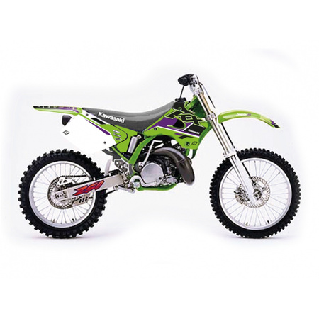 KOMPLET NAKLEJEK (OKLEIN) KAWASAKI KX 125/250 '94-'98 DREAM 5 KOLOR ZIELONY CZARNY