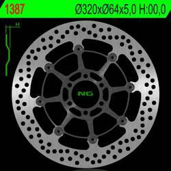 Tarcza hamulcowa przód bmw s 1000r/rr/xr 13-18, moto guzzi california 1400 13-18 (320x64x5,0mm) (6x8,5mm)