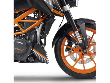 Przedłużenie błotnika do ktm 125 / 390 duke 17-21 (przednie) czarne
