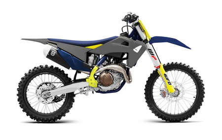 Komplet plastików husqvarna tc/fc '19-21 kolor szary / żółty / niebieski ( w zestawie osłony teleskopów, osłony ramy oraz naklejki )