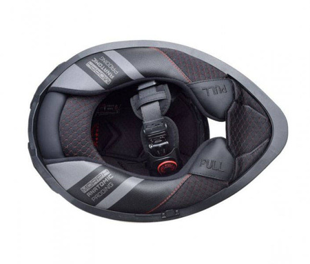 Kask integralny LS2 FF811 Vector II Splitter Matt Titanium Yellow