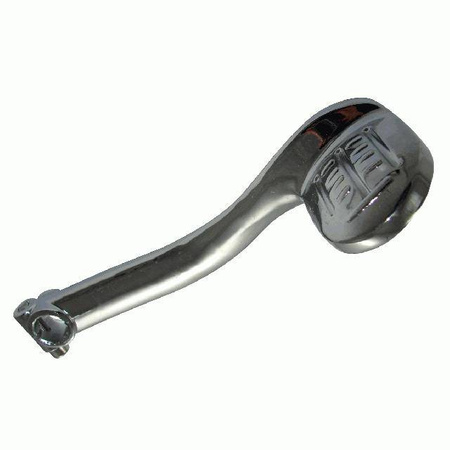 Dźwignia rozrusznika nożnego (kopniak) piaggio / gilera (srebrna) 50cc 2t