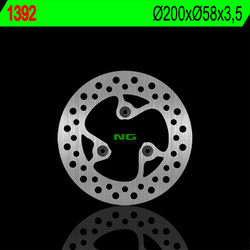 Tarcza hamulcowa przód peugeot vivacity 50 '05-'14 (200x58x3,5) (3x8,5)
