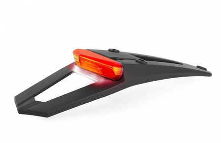 Polisport mocowanie tablicy rejestracyjnej z lampą rsp led 3.0 (czerwona) kolor czarny