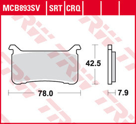 Klocki hamulcowe kh700 sinter honda cb 1000 r 18-19, cb 1100 r 17-19, cbr 1000 r fireblade 17-19, vfr 800 17-19, przód (promocja)