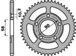 Zębatka tylna 281 36 c45 honda nsr 125 (94-98) (jtr604.36) (łańc. 520)