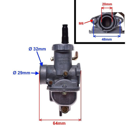 Gaźnik do mini motocykla Cross 4T