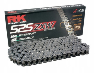 ŁAŃCUCH NAPĘDOWY 525ZXW-114 (XW-RING) ZAKUWKA (CLF) W ZESTAWIE KOLOR STANDARD (POJEMNOŚĆ: DO 1300 CCM) (46,4 KN)