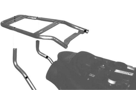 stelaż kufra centralnego aprilia sr 50 ditech (97-05) ( bez płyty )