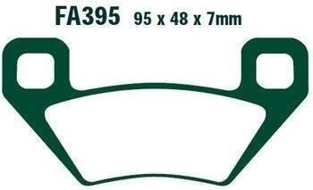 KLOCKI HAMULCOWE EBC FA395TT