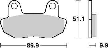 Hamulcowe kh90 street ceramic kolor czarny