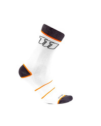 Skarpety endurance kolor biały/czarny/pomarańczowy rozmiar 39-42