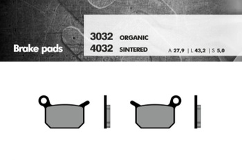 Klocki hamulcowe kh325 spiek metaliczny (złote) (ktm sx 50/65) (ft 4032)