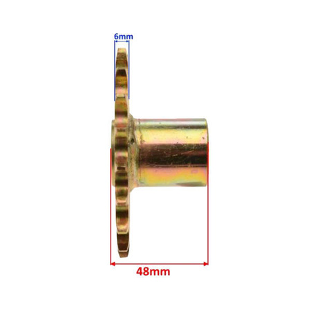 Zębatka przód zdawcza 19z 520 do ATV Bashan 250