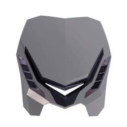 Lampa przednia model e-blaze led (żarówka led) kolor szary