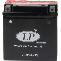 Landport akumulator ytx9a-bs 12v 9ah 137x76x139 bezobsługowy - elektrolit osobno ( do mz etz 125/150/250/251 - patrz uwagi ) (6) ue2019/1148