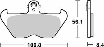 Hamulcowe kh407 / kh246 street ceramic kolor czarny pasuje do: bmw k1200, r850/1100/1150/1200 przód