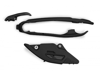 Komplet Ślizg + Prowadnica Łańcucha Husqvarna Tc 125 / 250 '23-'24, Te 150 / 250 / 300 '24, Fc / Tx / Fx / Fe 300 / 350 / 450 / 501 '24, Kolor Czarny