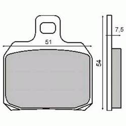Klocki Hamulcowe X9 180/250/500 (Vd964)