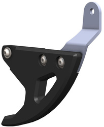 Osłona tarczy hamulcowej z tworzywa dtc tył: yamaha yz 120/250 '99-'19, yzf/wrf 250 '99-'19 kolor czarny