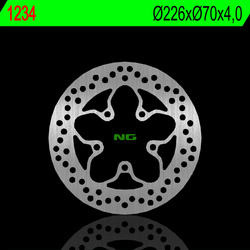 Tarcza hamulcowa przód peugeot elystar 125/150 01-03, elystar 50 01-07 (226x70x4,0mm) (5x8,5mm)