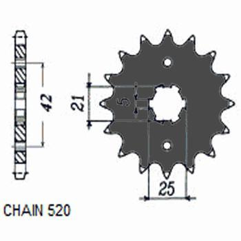 Zebatka napedowa sunstar sunf315-13