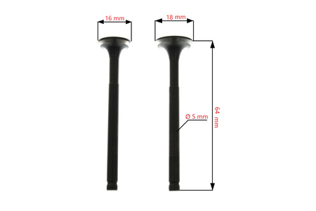 Głowica Kompletna Do Cylindra Gy6 4t 50ccm 48mm Standardowe Zawory Power Force