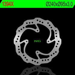 Tarcza hamulcowa przód ktm sx 85 '12-'16 (koła 19'/16'), husqvarna tc 85 '14-'16 (240x95x3) (4x6,5mm) wave